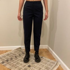 Pinstripe 90s trousers